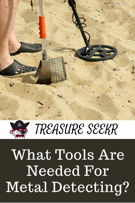 There are 9 metal detecting tools you will need for a successful treasure hunt. Find out what they are in this article from Treasure Seekr! #treasurehunting #metaldetecting #metaldetectortools #metaldetector Metal Detecting Locations, Metal Detecting Tools, Gmail Hacks, Metal Detecting Tips, Metal Detecting Finds, Free Energy Projects, Gold Panning, Panning For Gold, Backyard Activities