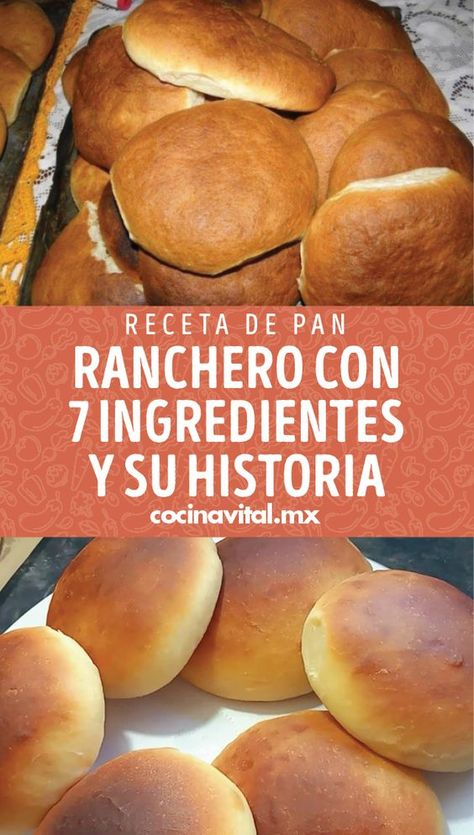 Cemitas Recipe, Pan Dulce Recipe, Mexican Fast Food, Mexican Sweet Bread, Mexican Bakery, Mexican Sweets, Mexican Sweet Breads, Mexican Bread, Baking Cookbooks