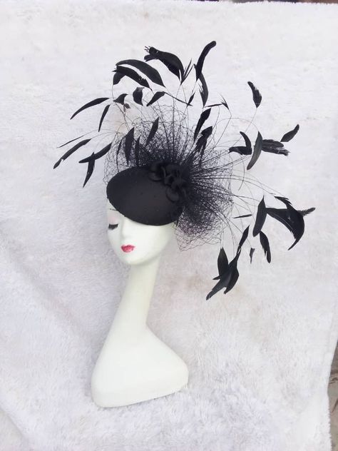 Fascinator made for our uk Client #ersparklecreatedthis #thequirkymilliner Black Fascinator, Feather Fascinators, Fascinator, Photo And Video, Instagram Photo, Instagram