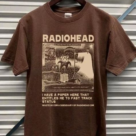 Vintage Radiohead Shirt, Radiohead Vintage Retro Concert T-shirt Radiohead T Shirt, Radiohead Shirt, Concert Hoodie, 80s Shirts, Grunge Shirt, Concert T Shirt, Concert Tshirts, Radiohead, Band Shirts