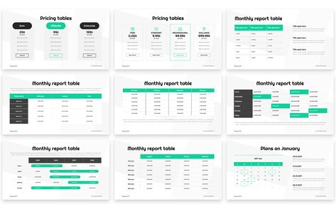 Amazing Tables Graphic Design Tables And Charts, Tables Design Graphic, Data Tables Design, Information Table Design, Table Graphic Design Layout, Table Excel Design, Table Presentation Design, Powerpoint Table Design, Excel Table Design