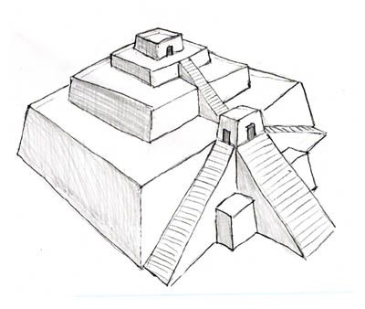 Mesopotamia Ziggurat Drawing Ziggurat Sketch, Mesopotamia Art Drawing, Mesopotamia Drawing, Ziggurat Drawing, Mesopotamia Art, Mesopotamia Projects, Super Coloring Pages, Art History Lessons, Avengers Art