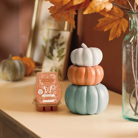 Scentsy October 2024 Warmer Of The Month - Color Me Pumpkin + Vanilla Chestnut Scentsy Fall 2024, Scentsy October, Scentsy 2024, Scentsy Oils, Scentsy Fall, Candle Wax Warmer, Scentsy Products, Scent Warmers, Scentsy Party