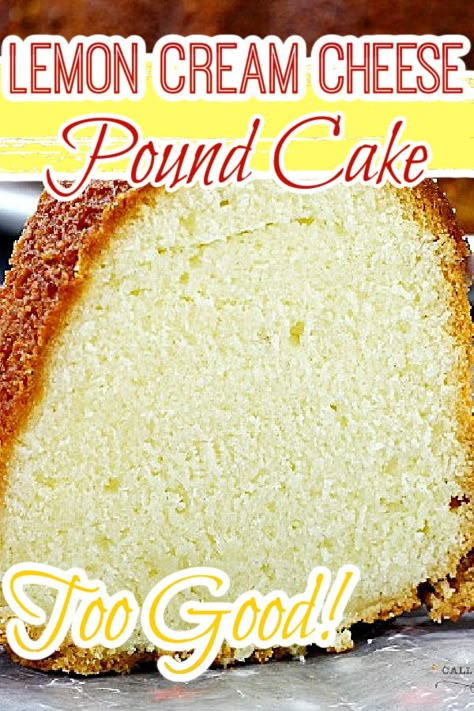 Lemon Cream Cheese Pound Cake Recipe, Lemon Cream Cheese Pound Cake, Moist Lemon Pound Cake, Cheese Pound Cake Recipe, Italian Lemon Pound Cake, Best Pound Cake Recipe, Cream Cheese Pound Cake Recipe, Lemon Cream Cake, Pound Cake Recipes Easy