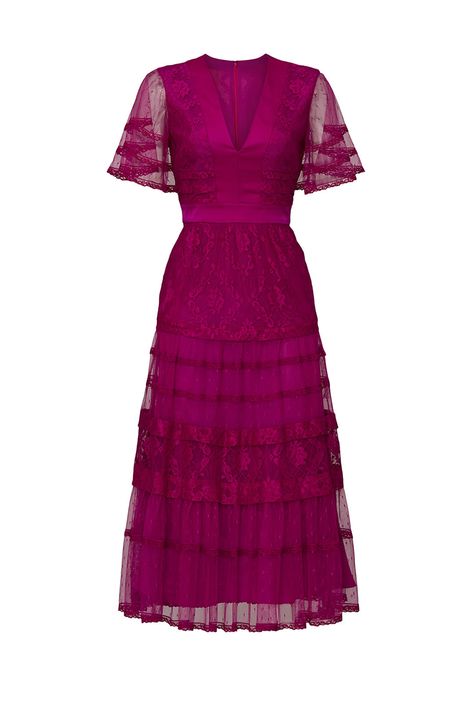 Temperley London Florence Short Sleeve Dress Latest Western Dresses For Women, Temperley London Dress, Beulah London, Western Dresses For Women, Dresses Western, London Dress, Royal Outfits, Stylish Party Dresses, Daytime Dresses