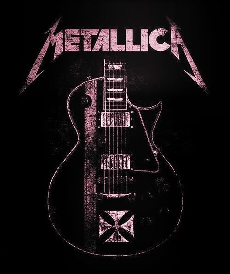 Metallica Guitar, Iphone Backgrounds, Iphone Background, Electric Guitar, Metallica, Hot Pink, Iphone Wallpaper, Guitar, Iphone