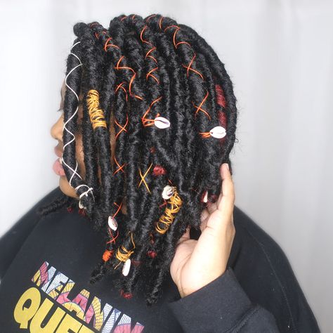 Faux Locs With Marley Hair, Locs With Marley Hair, Shoulder Length Faux Locs, Bob Faux Locs, Hair Doo, Braids Cornrows, Natural Hair Regimen, Twists Locs, Marley Hair