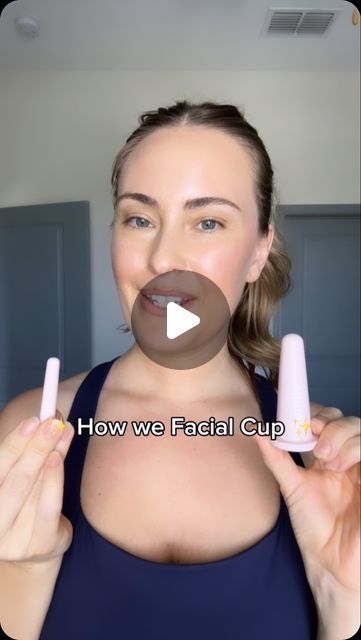 Facial Cupping Tutorial, Facial Cupping How To, Cupping Face, Face Cupping, Facial Tools, Facial Cupping, Glow Oil, Facial Massage, Muscle Tension