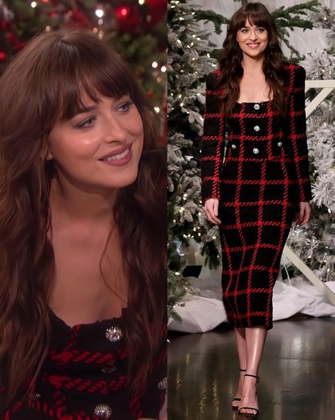 Style , Fashion & Hollywood’s Instagram profile post: “Dakota Johnson X Talk Shows❤️‍🔥 Choose your favorite look 1-9” Ellen Show, Dakota Mayi Johnson, Melanie Griffith, Talk Shows, Don Johnson, Dark Comedy, Comedy Films, Dakota Johnson, Fifty Shades