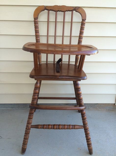 Painted High Chairs, Wooden Baby High Chair, Antique High Chairs, Wood High Chairs, Vintage High Chairs, Wooden High Chair, Wooden Cribs, Wooden High Chairs, Jenny Lind