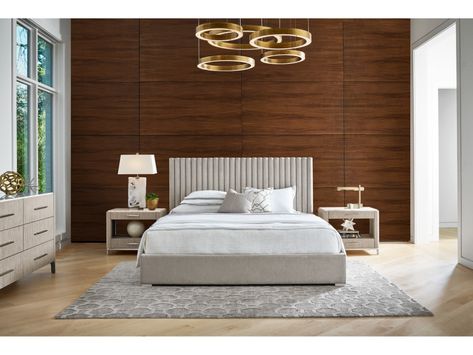 Modern Decker Queen Wall Bed | Universal Furniture High Headboard Bed, Oversized Headboard, Ultimate Bedroom, Belfort Furniture, White Wood Wall, Tufted Bed, Wall Bed, Furniture Modern, Universal Furniture