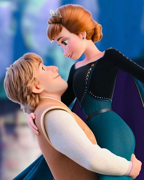 Frozen Anna And Kristoff, Frozen Scenes, Kristoff Frozen, Anna Kristoff, Powerpuff Girls Wallpaper, Frozen Heart, Frozen Movie, Frozen Disney Movie, Cute Disney Pictures