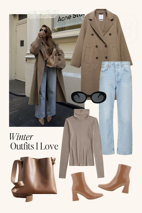 Winter Outfits I Love | winter outfit, winter outfits casual, casual winter outfits, cute winter outfits 10 Winter Outfits, Mango Coats, Oversized Wool Coat, Winter Wardrobe Essentials, Cold Weather Outfit, Paris Girl, Chic Winter Outfits, Winter Capsule, Womens Clothing Patterns