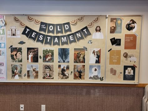 Bible Study Classroom Decor, Sabbath School Classroom Ideas, Catholic School Classroom Decor, Sunday School Teacher Aesthetic, Youth Ministry Room Ideas, Sunday School Room Ideas Classroom Decor, Catholic Classroom Decor, Sunday School Decorating Ideas Classroom, Bible Classroom Decor Ideas