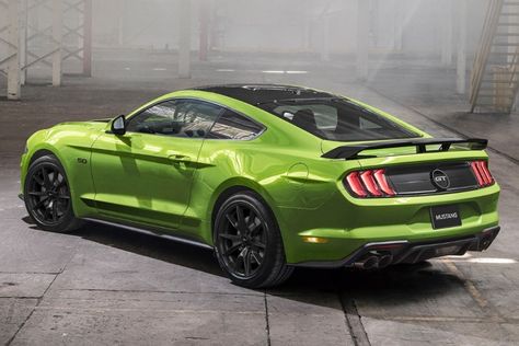 2020 Ford Mustang GT Adds a "Lime Green on Steroids" | Man of Many Lime Green Mustang, Green Mustang Gt, 1965 Mustang Gt, Ginnie Springs, Green Mustang, Laferrari Aperta, Classic Mustangs, Roush Mustang, 2005 Ford Mustang