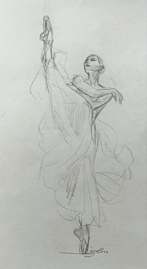 Ballerinas Drawing, Flowers As People Drawing, Cute Quick Sketches, Ballet Sketch Poses, Ballet Aesthetic Drawing, Human Drawing Sketches, Dance Sketches, Drawing Of A Woman, Sketches Of Hands