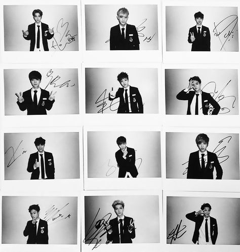 EXO OFFICIAL LINE BW vers. Baekhyun Moon Lovers, Exo Sign, Exo Group, Exo 12, Exo Official, Exo Album, Exo Lockscreen, Exo Ot12, Baekhyun Chanyeol