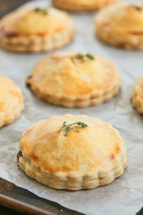 Savory Pie Crust, Mascarpone Recipes, Mushroom Tart, Hand Pies Savory, Savoury Pies, Hand Pie Recipes, Bigger Bolder Baking, Baking Cookbooks, Hand Pie