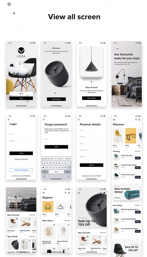 Modern Mobile App Design, Home Page App Design, Modern App Design, Modern Ui Design, การออกแบบ Ui Ux, Application Ui Design, Desain Ux, Ui Design Mobile, Ui Ux 디자인