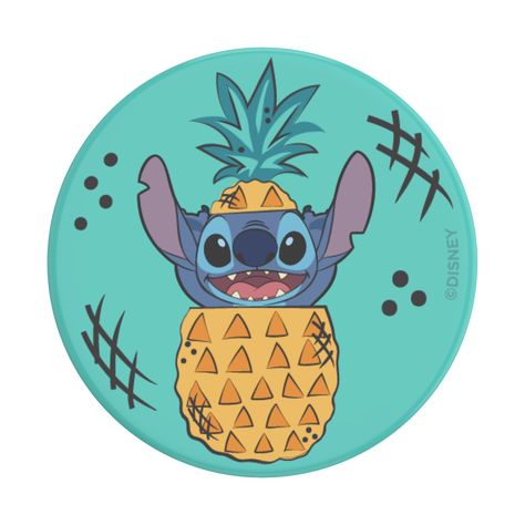 Background Stitch, Draw Stitch, Stitch Pineapple, Hand Snap, Stitch Coloring Pages, Pop Socket, Cute Animal Drawings Kawaii, Teal Background, Dog Videos