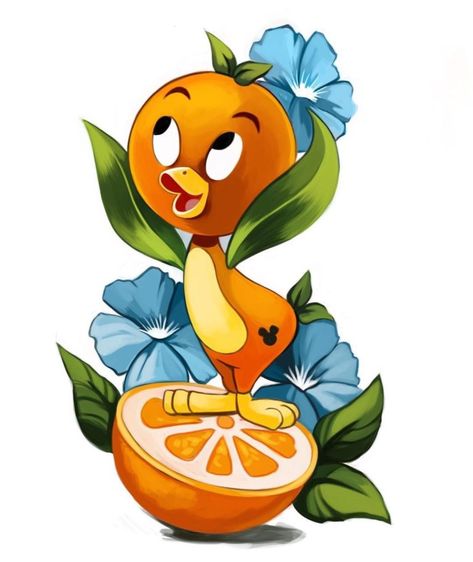 The Orange Bird-Walt Disney World - Me and the Mouse Travel Orange Bird Disney, Disney Orange Bird, Bird Nursery, Enchanted Tiki Room, Disney Kitchen, Orange Bird, Tiki Room, Disney Nails, Disney Crafts