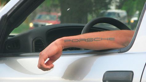 The Best Car Tattoos Of All Time Porsche Tattoo, Simple Tattoos For Guys, Chrysler Lebaron, Amazing Tattoos, Car Tattoos, I Was Wrong, Dream Tattoos, Porsche Design, S Tattoo