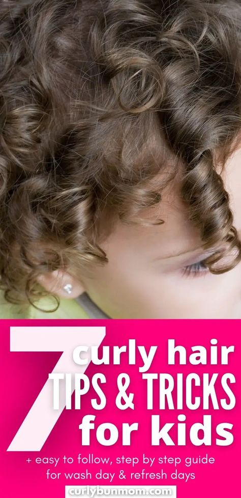 Easy Curly Hair Routine For Toddlers & Kids With Curly Hair - Curly Bun Mom Hairstyles For Curly Hair Toddler Girl, Toddler Girl Haircut Curly, Cute Hairstyles For Curly Hair Kids, Toddler Hairstyles For Curly Hair, Curly Hairstyles Toddler Girl, Hairstyles For Toddlers With Curly Hair, Curly Girl Hairstyles Kids, Hair Styles For Curly Hair Kids, Curly Hair Toddler Girl