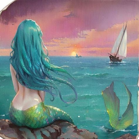 Mermaid Pictures Art, Girly Graphic Design, Mermaid Bath, Mermaid Canvas, Mermaid Skeleton, Painting Nursery, Mermaid Photography, Watercolor Paintings Of Animals, Watercolor Mermaid