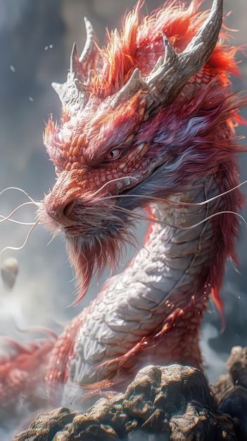 Chinese Dragon Illustration, Cool Dragon Pictures, China Dragon, Puff The Magic Dragon, Dragon Anime, Fantasy Dragons, Chinese Dragons, Dragon Chinese, Dragon Artwork Fantasy