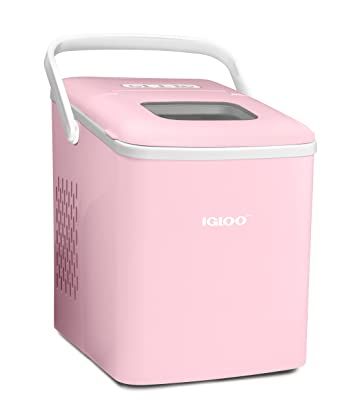 Pink Appliances, Ice Maker Accessories, Igloo Ice, Countertop Ice Maker, Compact Fridge, Ice Maker Machine, Ice Scoop, Bar Fridges, Compact Refrigerator