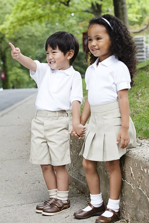 Kindergarten Uniform Ideas, Preschool Uniforms Design, Kindergarten Uniform, Preschool Uniform, Kids Uniform Fashion, Preschool Uniform Ideas For Kids, Toddler Girl School Uniform Ideas, Japanese Kindergarten Uniform, Private School Uniforms Elementary