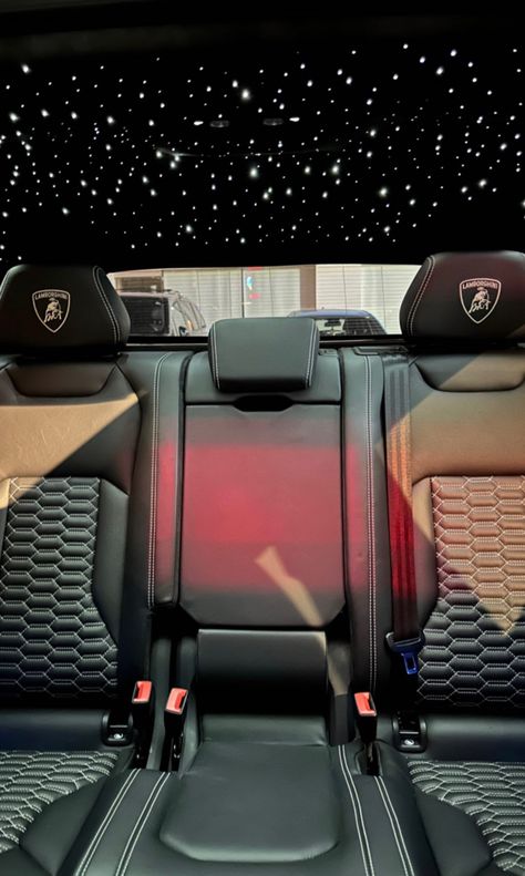 Lamborghini Urus Pink Interior, Lambo Truck Aesthetic, Lamborghini Urus Interior Aesthetic, Lambo Urus Interior, Lamborghini Urus Inside, Lamborghini Urus Aesthetic, Black Lamborghini Urus, Lamborghini Urus Black, Urus Interior