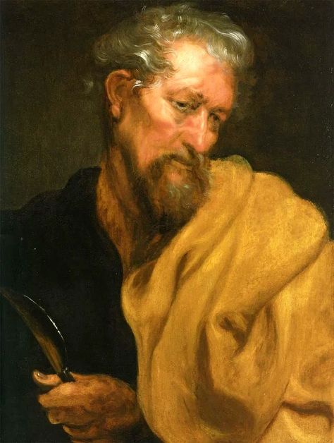 Gospel Painting, Saint Bartholomew, St Bartholomew, Anthony Van Dyck, 17th Century Art, Twelve Apostles, Baroque Art, Background Drawing, Create Words