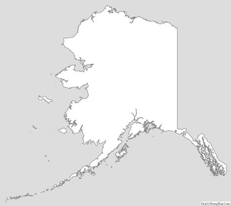 Alaska Map, Us State Map, Printable Maps, Usa States, U.s. States, State Map, Alaska, World Map, Map