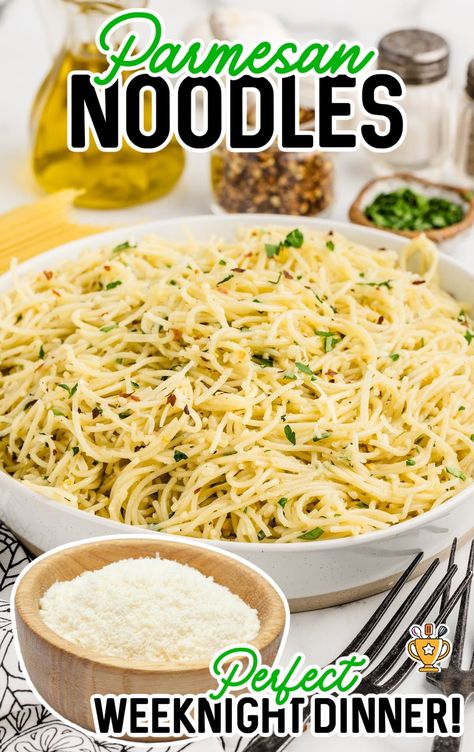 Parmesan Chicken Noodles, Pasta Recipes Elbow Noodles, Simple Parmesan Pasta, Flavored Noodles Recipes, High Rated Recipes, Chicken Parmesan Noodles, Creamy Noodle Recipes, Seasoned Noodles, Parmesan Pasta Recipes