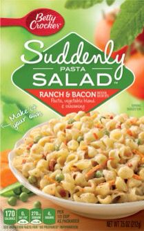 Copy cat Betty Crocker Pasta Salad, Suddenly Pasta Salad, Salad Ranch, Parmesan Pasta Salad, Creamy Italian Pasta Salad, Instant Pasta, Macaroni Pasta Salad, Bacon Pasta Salad, Salads Ideas