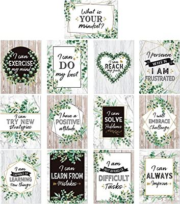 What You Get: you will get 13 pieces of growth mindset posters in different designs, including 1 piece of [What is Your Mindset] poster, 12 pieces of classroom inspirational posters, equipped with 80 pieces of glue point dots for easily hanging; Each growth mindset poster for classroom features a warm and encouraging message of optimism, create an inspiring learning environment to students Inspirational Classroom Posters, Student Supplies, Growth Mindset Posters, Bulletin Board Sets, Bulletin Board Decor, Classroom Projects, Wall Banner, Classroom Bulletin Boards, Teacher Supplies