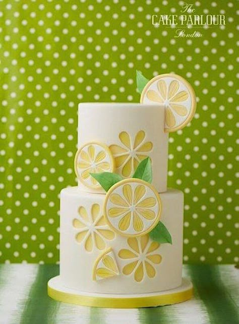 Lemonade Party Cake, Lemonade Party Decorations, Lemonade Party Theme, Lemon Birthday Cakes, Lemonade Stand Party, Lemon Themed Party, Lemon Logo, Lemon Themed Bridal Shower, Lemon Crafts