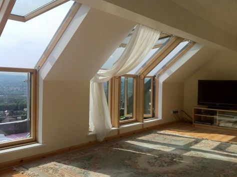 Attic Conversions, Attic Staircase, Attic Renovation Ideas, Window Balcony, Attic Doors, Attic Closet, Attic Window, Loft Conversions, Attic Playroom