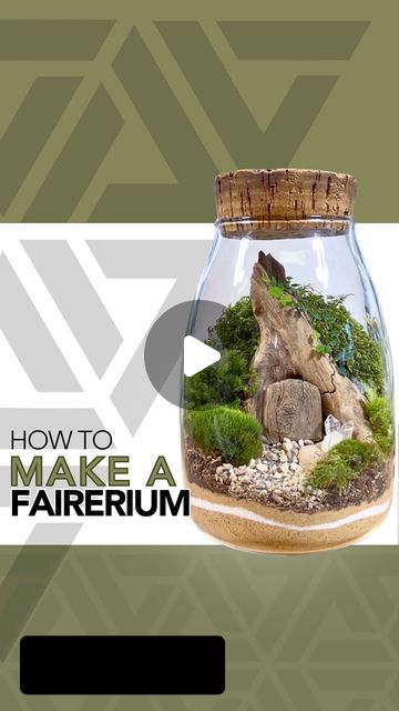 JOHNATHON Q SWANSON on Instagram: "Fairy terrarium or fairerium? 🤔🧚" Flower Painting Videos, Fairy Terrarium, Beautiful Terrariums, Plant Covers, Moss Terrarium, Terrarium Diy, Fairy Crafts, Tea Party Garden, Woodland Garden