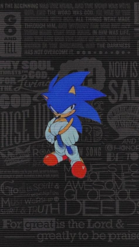 Sonic The Hedgehog Phone Wallpaper, Sonic The Hedgehog Profile Picture, Emo Matching Wallpapers, Sonic Astetic Wallpaper, Sonic Characters Wallpaper, Sonic X Wallpaper, Sonic Background Wallpapers, Aesthetic Sonic Wallpaper, Sonic Adventure Wallpaper