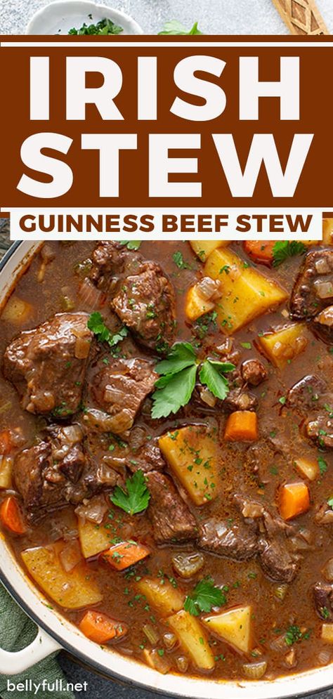 Guiness Beef Stew Recipe, Irish Beef Stew Recipe, Classic Beef Stew Recipe, Irish Stew Recipe, Guinness Beef Stew, Irish Beef Stew, Classic Beef Stew, Irish Cuisine, Carrots Potatoes