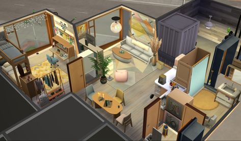 Gallery ID: HellieDawn Apartment Sims 4, Student Apartment, Sims 4, Apartment