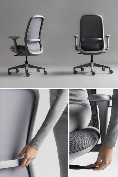 Conference Table Chairs, Greyscale Colour, Simple Cabinet, Standing Desk Ergonomics, Cozy Minimalist, Best Office Chair, Office Chair Design, Top Furniture, Adjustable Desk