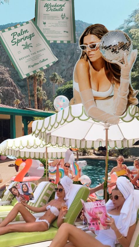 Palm Springs Vibes, Palm Springs Before The Rings, Palm Springs Aesthetic Outfits, Palm Springs Birthday, Palm Springs Bach, Breakers Wedding, Palm Royale, Palm Springs Party, Palm Springs Aesthetic