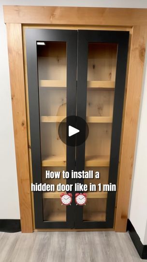 Murphy Door Ideas, Diy Murphy Door, Diy Secret Door, Murphy Doors, Bookcase Door Diy, Hidden Door Ideas, The Murphy Door, Nate Smith, Hidden Doors In Walls