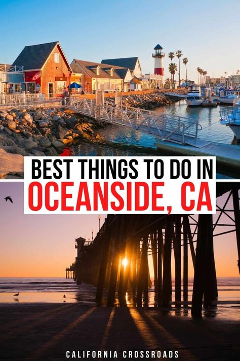 Oceanside Beach California, Oceanside San Diego, Day Trip From San Diego, North County San Diego, Things To Do In Oceanside California, California Places To Visit, Oceanside Beach, San Diego Vacation, Beach Things