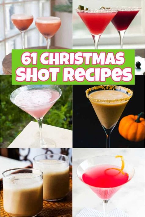 61 Festive Christmas Shots - christmasonadime.com Xmas Shots, Christmas Shots, Shot Recipes, Ultimate Christmas, Holiday Drinks, Taste Buds, Festive Christmas, Holiday Festival, Holiday Cheer