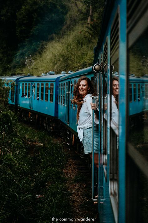 KANDY TO ELLA TRAIN: The ultimate guide, including info, tips + more | The Common Wanderer Snowboard Wallpaper, Persona Design, London Nightlife, Blue Train, Travel Pictures Poses, Ooty, Train Photography, Nyc Subway, Kandy