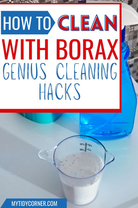 Borax Cleaning Solution, Uses For Borax Life Hacks, Uses For Borax Cleaning, Diy Borax Cleaner, Cleaning With Borax Diy, Borax Floor Cleaner Homemade, Borax Bathroom Cleaner, Cleaning With Borax Bathroom, Tide And Borax Carpet Cleaner